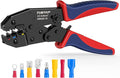 TUBTAP Crimping Tools for Electrical Connectors [AWG 20-10] - Wire Crimpers - Wire Crimping Tool - Ratcheting Wire Crimper for Heat Shrink Wire Connectors and Insulated Nylon Connectors, 0.5-6.0mm²