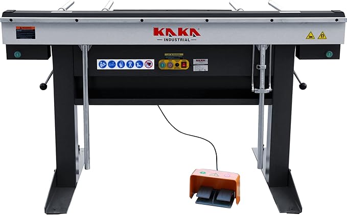 KAKA INDUSTRIAL Magnetic Pan and Box Brake, 60-InchElectro Metal Brake Bender, 8-Ton Box and Pan Brake with Foot Pedal Control, 16-Gauge Mild Steel Capacity, 220V-60HZ-1PH EB-6116