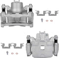 SCITOO Front Left+Right Brake Calipers With Bracket 19B7102 19B7103 Compatible For Nissan Altima 2013-2019 For Nissan Leaf 2014-2017