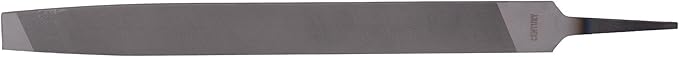 Century Drill & Tool – 04054 Mill Bastard Hand File – 12” Carbon Steel Construction with Steel Finish – Metal Working & Construction Projects