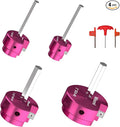 4 Pcs PVC Pipe Reamer Kit With 3/4 inch, 1 inch, 1-1/2inch, 2inch, Aluminum PVC Fitting Saver, Plumbing tools for SCH40