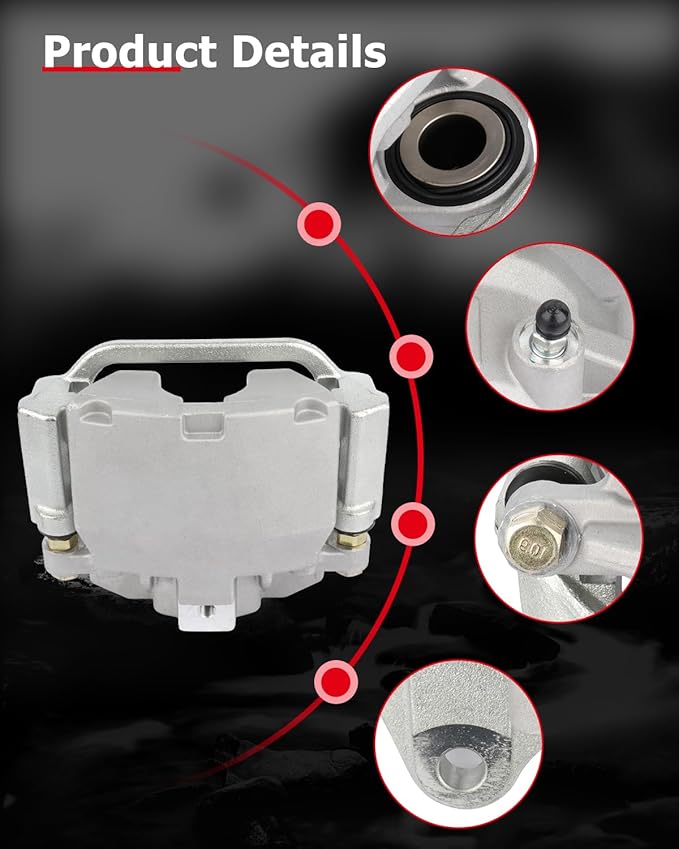 cciyu 18-B5030 18-B5031 Rear Left & Right Brake Calipers With Bracket For Cadillac,For Chevy,For GMC
