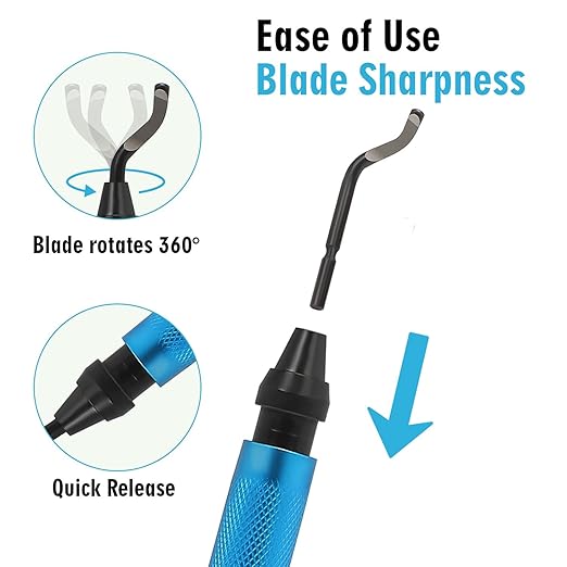 Deburring Tools for 3D Printer,12pcs,10pc Multiuse Blades Removing Burr,Micro Wire Cutter for 3D Printer,Resin,Plastic Models