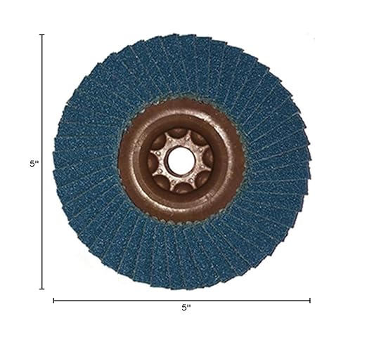 Plantex® Weld-Ex Flap Disc- 80 grit, 5" Diameter