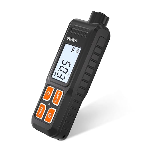 EC-370A Paint Thickness Gauge for Cars, Digital Car Paint Tester with Auto Fe/NFe/Zn Detection, Portable Mil Coating Thickness Tester for Used Car Buyers, Auto Detailers and Workshops