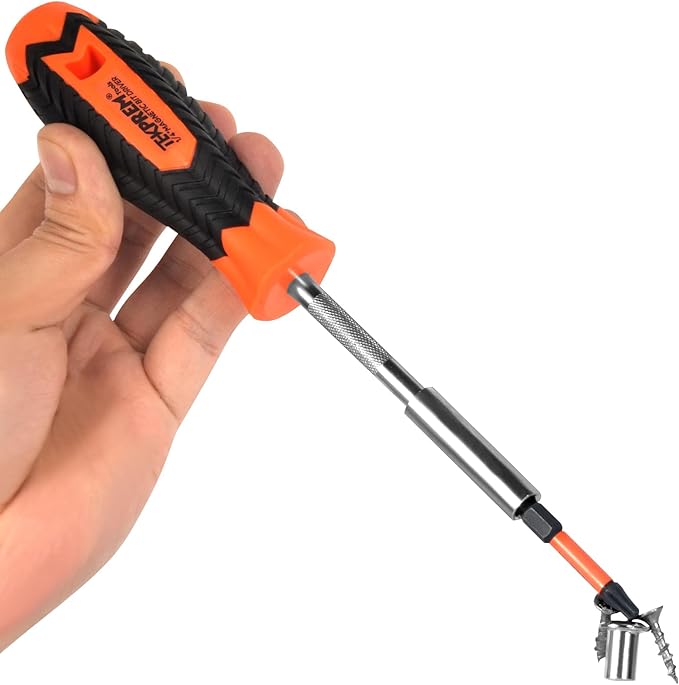 Long Torx Bit Set with Magnetic Bit Driver,TEKPREM 13-Piece Security Torx Screwdriver Bit Set with 2 inch T4 T5 T6 T7 T8 T9 T10 T15 T20 T25 T27 T30 T40 Tamper Resistant