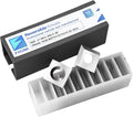 14.3mm Square Straight Carbide Cutters, for Woodturning Replacement Cutter Knives, Fits Spiral, Helical Planer Cutter, Wood Lathe Turning Tool, 10-Piece (14.3x14.3x2.0-50°)