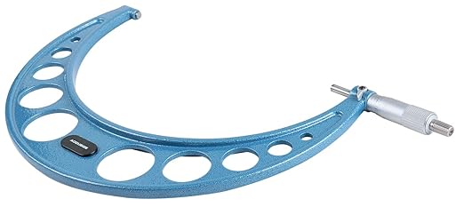 Accusize Industrial Tools 9-10'' Ultra-Precision Carbide Tipped M-Type Outside Micrometer, Resolution 0.0001'', Eg00-0010