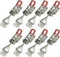 Adjustable Toggle Latch Clamp 4001, 330 Lbs 150Kg Holding Capacity, 4001 Heavy Duty Quick Release Pull Latch Toggle Clamp(R4001wiith keyhole -8PCS)
