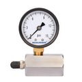 MEASUREMAN 2" Steel Gas Pressure Test Gauge Assembly, 3/4" FNPT Connection, 0-15psi, +/-3-2-3% Accuracy