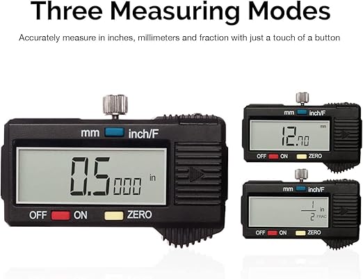 NEIKO 01407A Electronic Digital Caliper Measuring Tool, 0 - 6 Inches Stainless Steel Construction with Large LCD Screen Quick Change Button for Inch Fraction Millimeter Conversions, Digital Caliper Measuring Tool