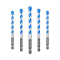 Carbide Drill Bit Set - Dry Drill Bit Set for Masonry, Concrete, Bricks, Wood, Plastic etc(8MM*5Quick-fit Shank)