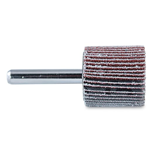 BHA Aluminum Oxide Shank Mounted Flap Wheels, 1” x 1” x 1/4”, 120 Grit - 5 Pack