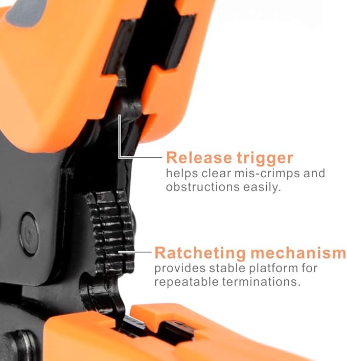 iCrimp SN-48B Pin Crimping Tools 3.96/4.8/5.08/6.3 mm 26-16AWG Crimper 0.14-1.5mm² for Dupont & JST-SM Molex Connectors and Terminals