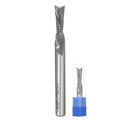 KEENTECH 1/2" Shank Downcut 2 Flute Flat Tip Sprial Router Bit for CNC Router Machine, 1/2" Cutting Diameter, 2" Cutting Depth, for Wood Cutting, Custom Furniture, Slot Mortise, Engraving, Carving