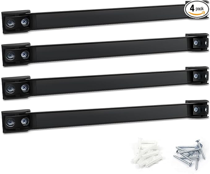 DGSL Magnetic Tool Holder Strip 4 Pack, 12 In Heavy Duty Tool Organizer Magnetic Strip, Tool Magnet Bar For Garage Tool Organization