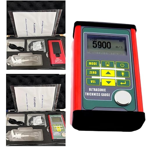 Ultrasonic Thickness Gauge NDT330 Applicable Material Including Metals, Nylon, PVC and The Other Material That ultrasonic Wave Well Transmit-ted.