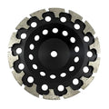 Benchmark Abrasives 7 Inch Concrete Grinding Wheel Threaded T-Type Diamond Cup Wheel with 5/8"-11 Arbor Hole for Masonry, Natural Stone, Concrete Grinding Wheel - Angle Grinder Attachments (7”)