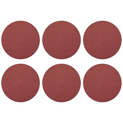 HARFINGTON 10 Pcs 9 Inch Sanding Disc 320 Grit Hook and Loop Sandpaper Random Orbital Sander Pads for Woodworking Automotive Metal Polishing