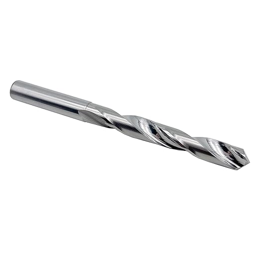 LU&MN 5/16" Solid Carbide Jobber Drill Bits with Straight Shank and 118° Point Angle, Made from Tungsten Carbide Material,1-Piece
