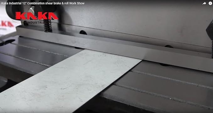 KAKA INDUSTRIAL Rolling Machine,12-inch, 3-In-1 Combination Shear Brake Roll Machine,20-Gauge Shear, 90° Press Brake|Shears and Slip Roll Machine for Shear Bending Rolling 3-IN-1/12