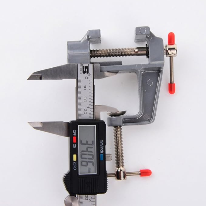 Mini Bench Vise Small Table Clamp Hobby Craft Repair Tool (Clamping Range: 0-1.2inch)