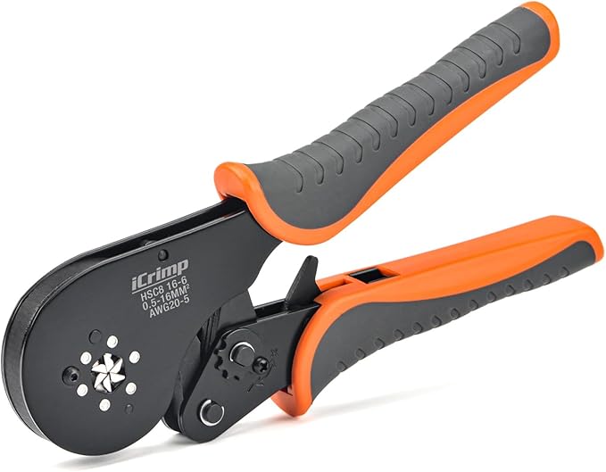 iCrimp Hexagonal Ratchet Crimper for End Sleeves and Ferrules 0.5-16mm2 AWG 20-5