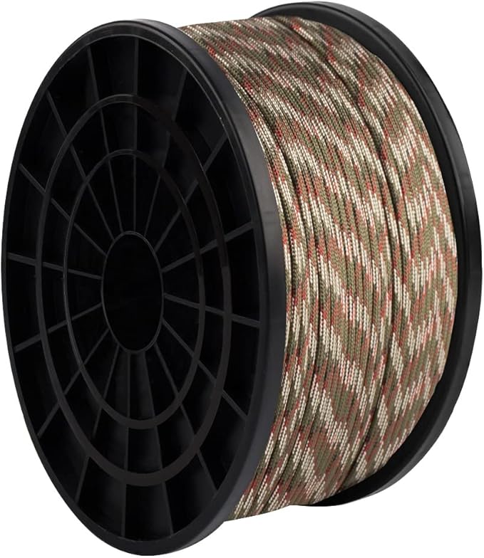 HERCULES Type III Paracord 550 Paracord Rope Parachute Cord, 50' Camo for Survival Rope, Survival Cord
