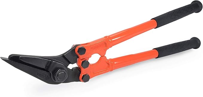 IDL Packaging H-300 Strapping Cutter for Steel and Polyester (PET) Strapping up to 2" Width and 0.044” Thickness - Heavy Duty Tool with Ergonomic Handles - Strap/Band Cutter for Strapping