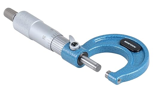 Accusize Industrial Tools 0-1'' by 0.0001'' Ultra-Precision Outside Micrometer, Eg00-0001