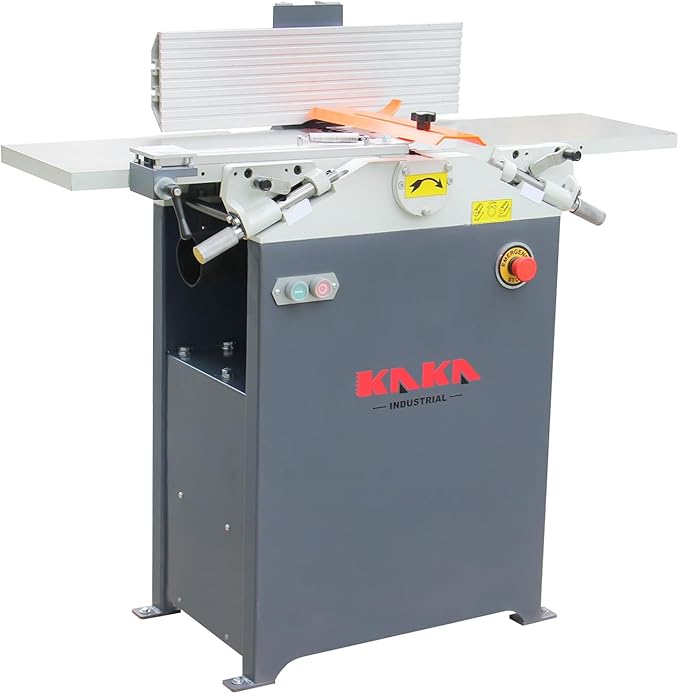 KAKA INDUSTRIAL WDP-4010, 10 inch Width,Woodworking Planer with Built in Mobile Base and Helical Cutterhead, 220V Motor