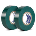 Green Electrical Tape PVC Vinyl - 2 Pack 3/4 In 60 Ft Heavy Duty Premium Electric Tape Flame Retardant Waterproof Strong Adhesive For Professional Grade General Purpose Home Vehicle Wiring Insulating