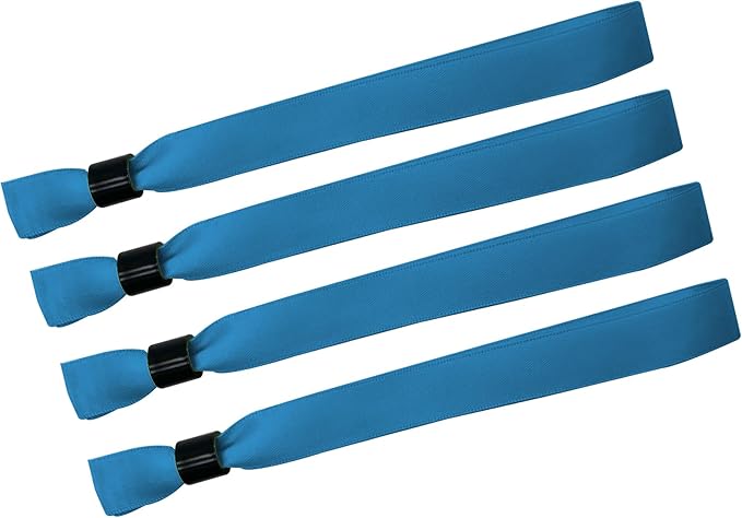 100 Pack Wrist Bands|Waterblue Wristbands for Events|Wristbands for Concerts Festival Admission Party|13.78” x 0.59”
