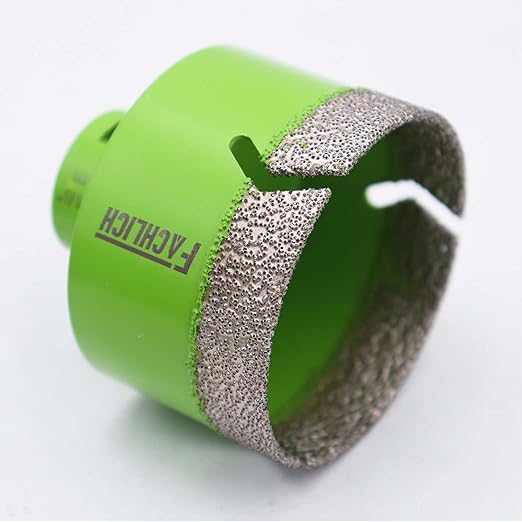 Diamond Core Drill Bits,2-2/3" 68mm Ceramic Tile Drill Bits Vacuum Brazed Diamond Hole Saw for Porcelain Tile,Granite,Marble,Concrete,Masonry,Brick