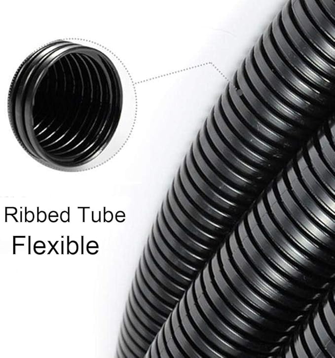 ZhiYo 20FT 5/8" Wire Loom Split Tubing Auto Wire Conduit Flexible Cover