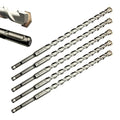 Direko 5-Piece 5/8 inch x 8 Inch SDS Plus Rotary Hammer Drill Bits Carbide Tipped Concert Drill Bits for Concrete, Brick, Cement Walls, Stone, Hammer Drill Bits for Concrete
