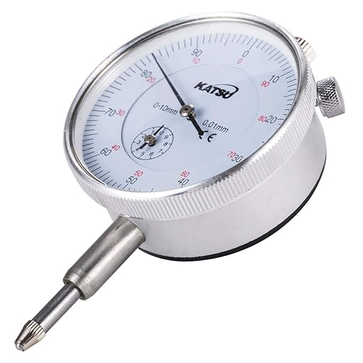 KATSU Tools Dial Test Indicator DTI Gauge 0-10mm with Magnetic Base 40111963