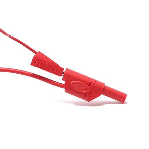 5Colors Safety Fully Insulated Test 4mm Banana Plugs Male Stackable Connectors with Banana Jack Adapters for Multimeter Test Leads Probes 10Pcs