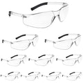 10 Pack Clear Safety Glasses with ANSI Z87.1 Scratch Resistant Eyewear for Women Man Lab Goggles Eye Protection