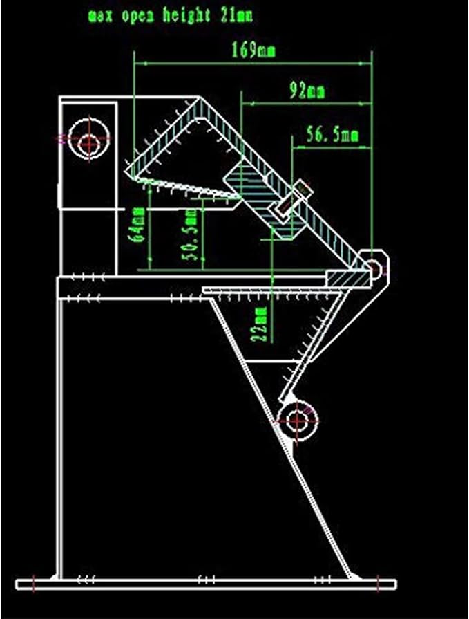 KAKA INDUSTRIAL Box and Pan Brake,12-Inch 20-Gauge Capacity Sheet Metal Brake, 1-135° Adjustable Angle Metal Finger Break W-1220A