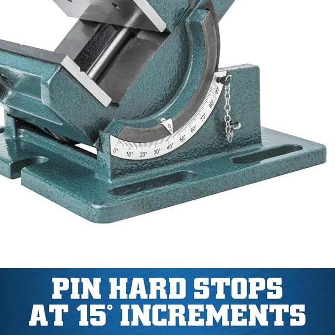 Wilton Cradle-Style Angle Drill Press Vise, 4" Jaw Width & Opening, 1-1/2" Jaw Depth (Model CR4)