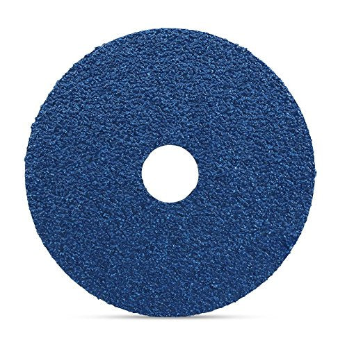 BHA Zirconia Resin Fiber Grinding and Sanding Discs, 5” x 7/8”, 120 Grit - 25 Pack
