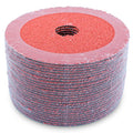BHA Ceramic Resin Fiber Sanding and Grinding Discs, 4.5” x 7/8”, 24 Grit - 25 Pack