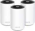 TP-Link Deco XE70 Pro AXE4900 Tri-Band WiFi 6E Mesh WiFi System - 2.5G WAN/LAN Ports, 4.9 Gbps Wi-Fi 7,200 Sq. Ft Coverage, Connect up to 200 Devices, 6 GHz Band, 3-Pack