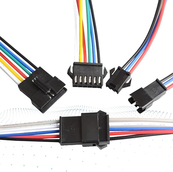 380 Pcs 2.54mm Pitch 2 3 4 5 Pin JST SM Connectors Male/Female Plug Housing Pin Header Crimp Terminals Assortment Kit