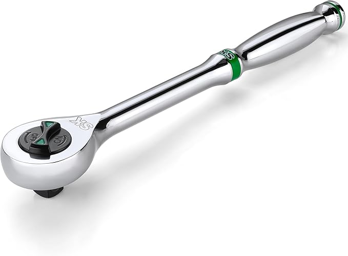 SK 1/2" Drive Ratchet Handle, 160-Position 2 Pawl Ratchet, Premium CR-V Construction, with Contoured Handle