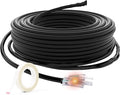 HEATIT JHSF1 Self Regulating Pre-Assembled Heating Cable with Spacer and Clips, Heat Tape for Roof Deicing and Pipe Freeze Protection,120V 5W/ft, 6FT