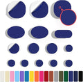 45PCS Nylon Repair Patch Self-Adhesive Pre-Cut Fabric Patch Down Jacket Repair Patches for Puffer Jackets Tenacious Tape Polyester Waterproof Lightweight Tent Repair Patch for Clothes Bag(Blue