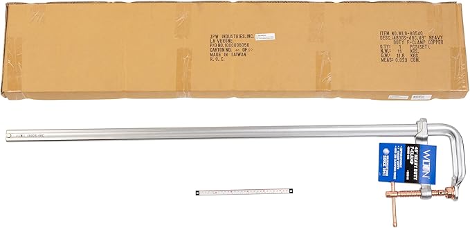 Wilton Spark-Duty Heavy F-Clamp, 48" Opening, 7" Throat, 4880 Lbs. Clamping Force (Model 4800S-48C) (Pack of 2)