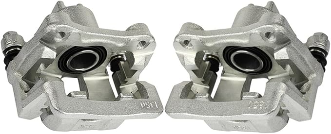 cciyu 19B2675 19B2674 Rear Left & Right Brake Calipers Assembly w/Bracket 2001 2002 2003 2004 2005 2006 For Acura For MDX,2003 2004 2005 2006 2007 2008 For Honda For Pilot